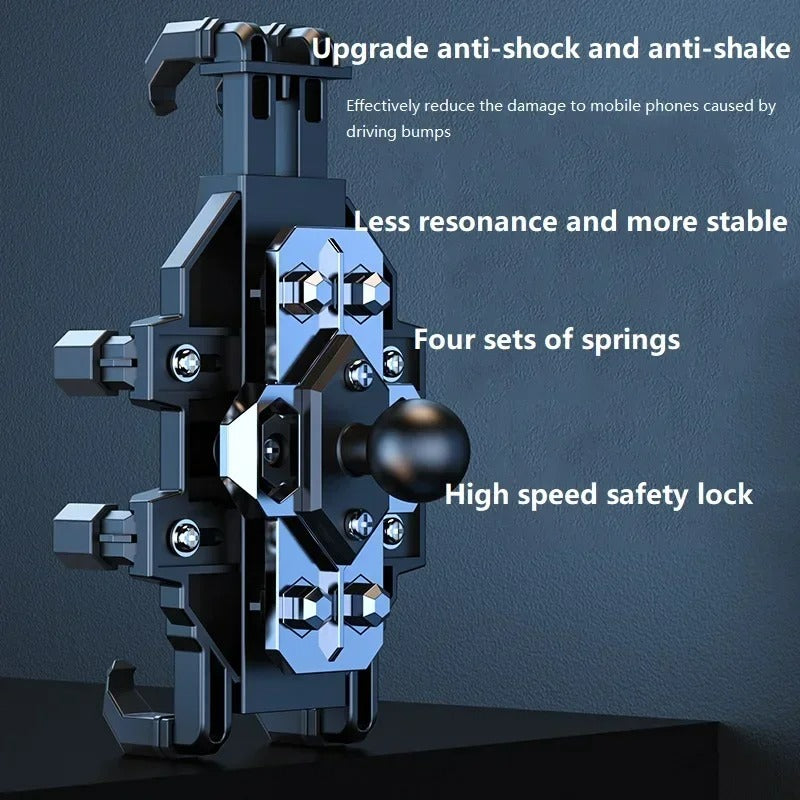 Soporte de aluminio para teléfono de bicicleta ProGrip