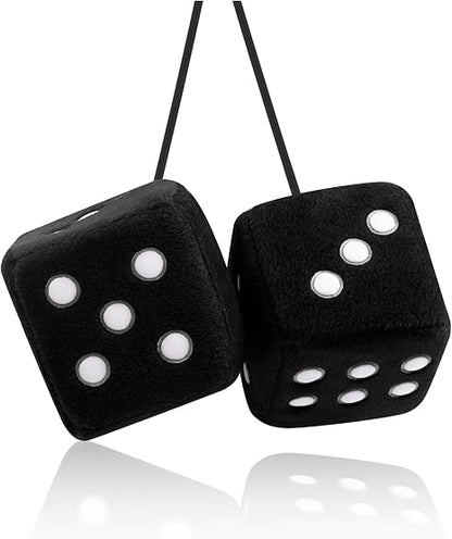 Fuzzy Dice Hanging Ornament