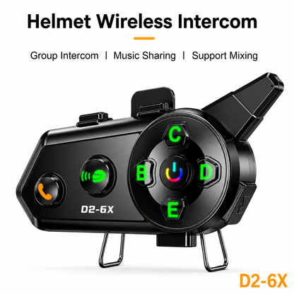 1 Motorcycle Bluetooth Headset