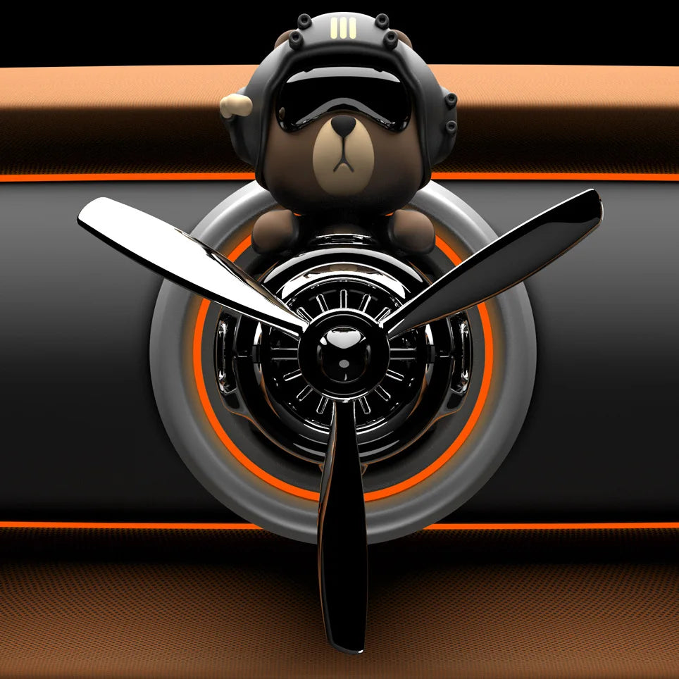 New Nodding BOBO Bear Airplane
