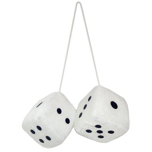 Fuzzy Dice Hanging Ornament