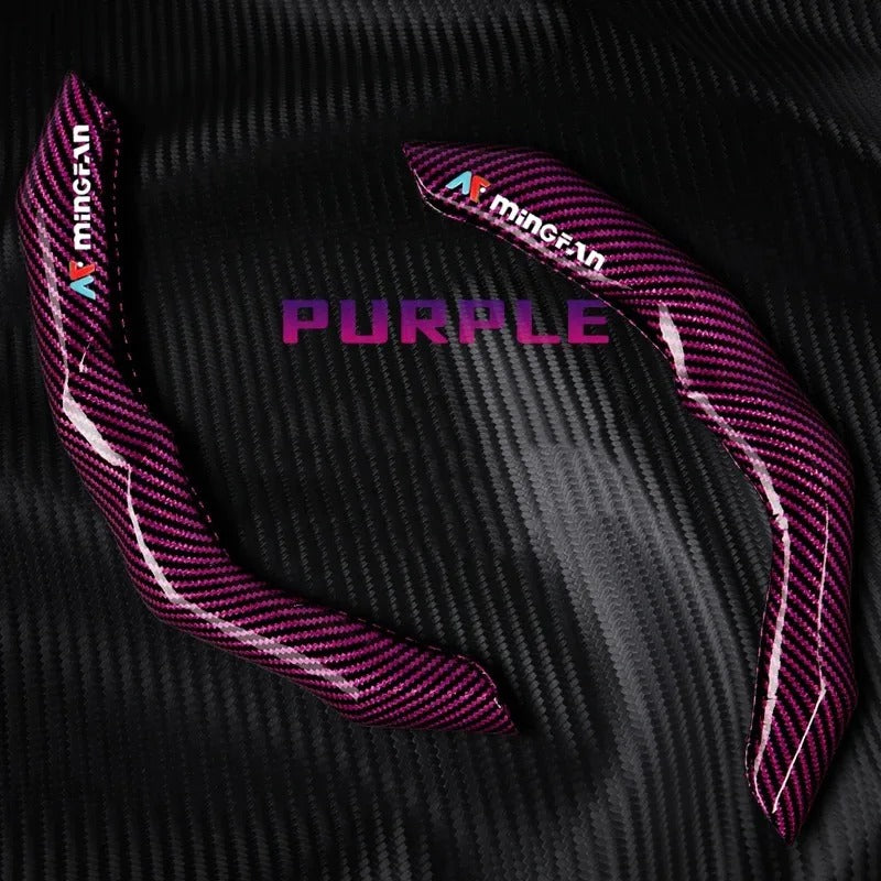Carbon fiber steering wheel cover
