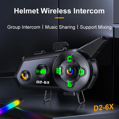 Motorcycle Bluetooth Headset Dual Sharing