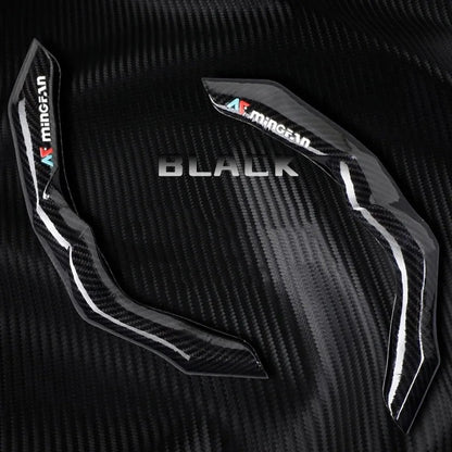 Carbon fiber steering wheel cover