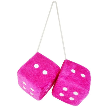 Fuzzy Dice Hanging Ornament